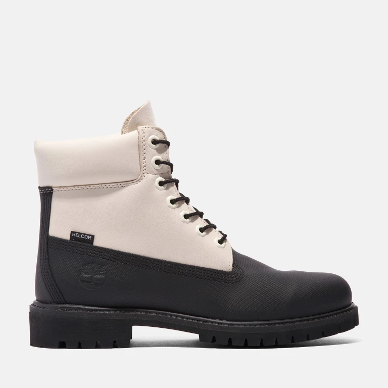 Men's 6 Inch Premium Boot 'White Black' Sneakers