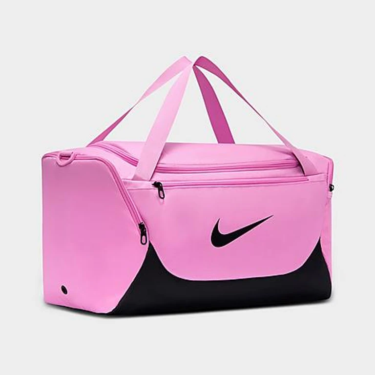 Nike Brasilia Training Duffel Bag (Small, 40L) in Light Magenta/Black