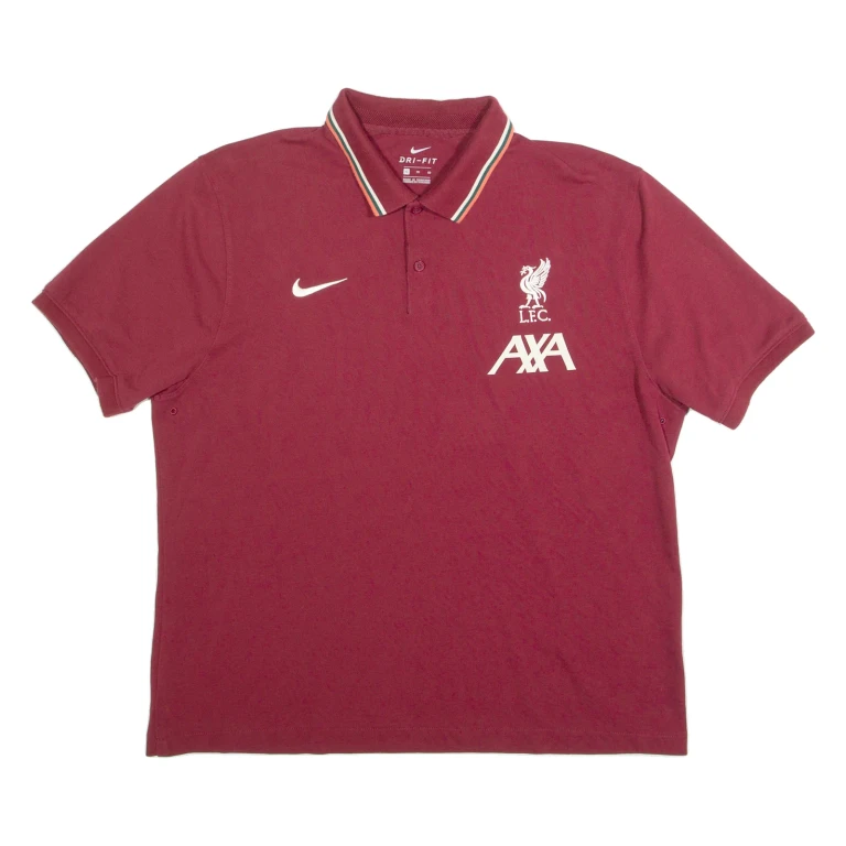 NIKE DRI-FIT Mens Polo Shirt Maroon XL