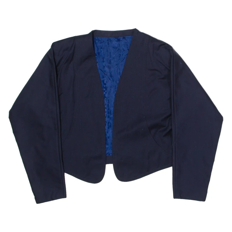 ALINA Womens Blazer Jacket Blue 90s XL