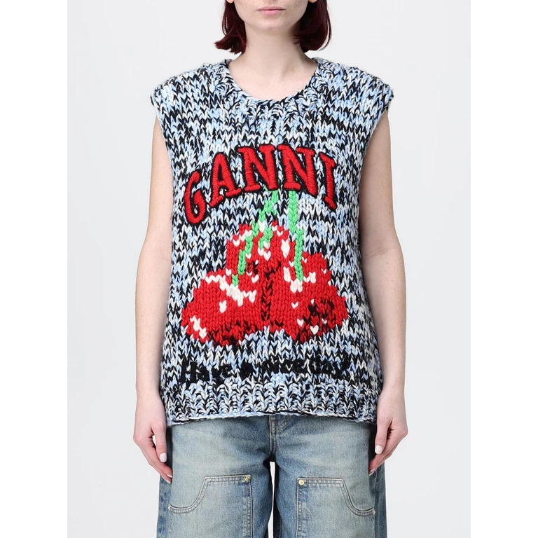 Waistcoat Woman color Gnawed Blue (A1070119561)