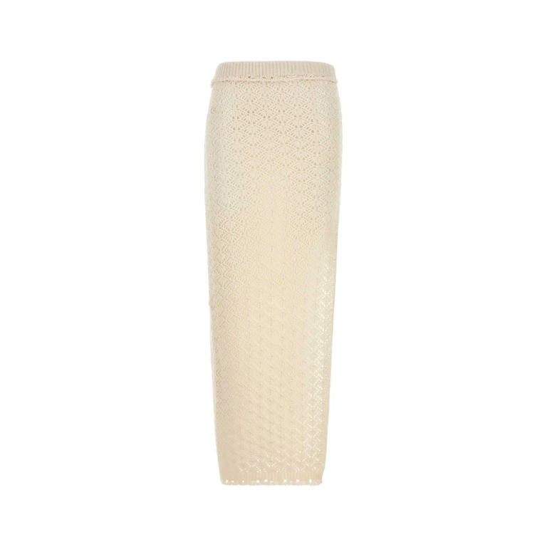 Blumarine Nero Exterior: Cotton Nylon Gonne