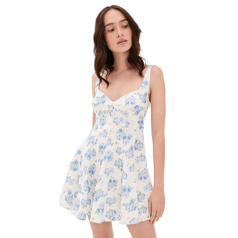 LoveShackFancy Nabi Dress White 10