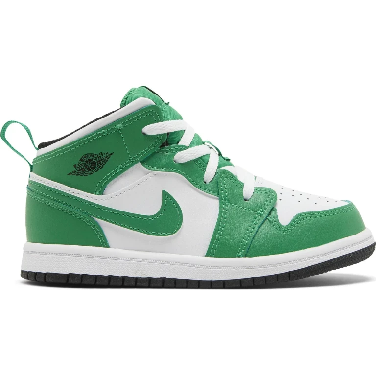 Toddlers Retro 1 Mid 'Lucky Green' Td Sneakers