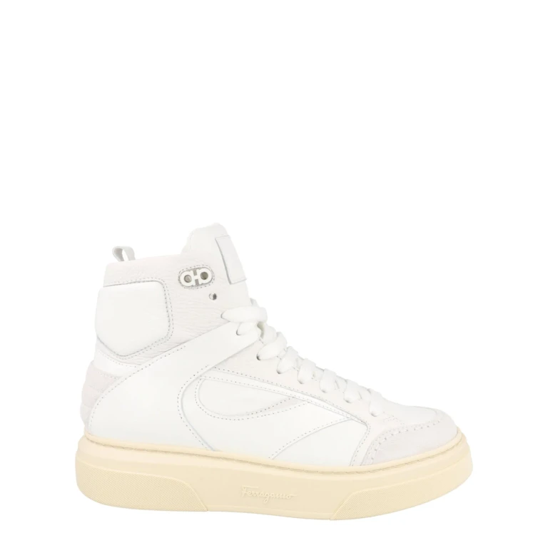 Cassio Leather High-Top Sneakers