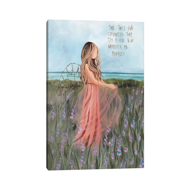 She Lives Fully by Ruth's Angels - Canvas Gallery Wrap