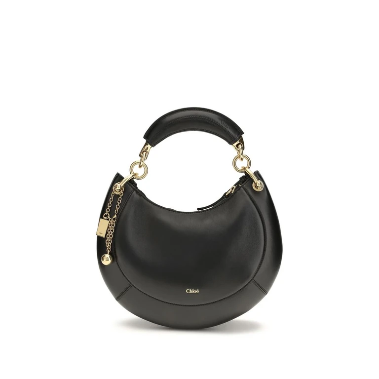 Chloé Black Calf Leather Bos Taurus Shoulder Bag - Women