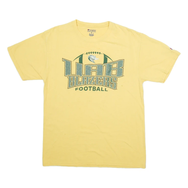CHAMPION Blazers Football Mens T-Shirt Yellow USA M