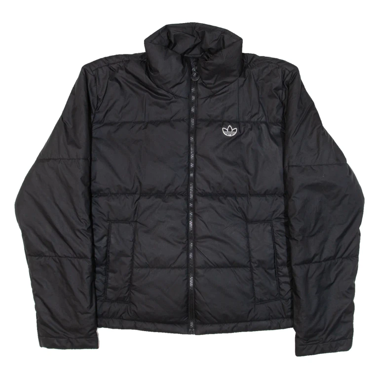 ADIDAS Insulated Womens Puffer Jacket Black UK 8