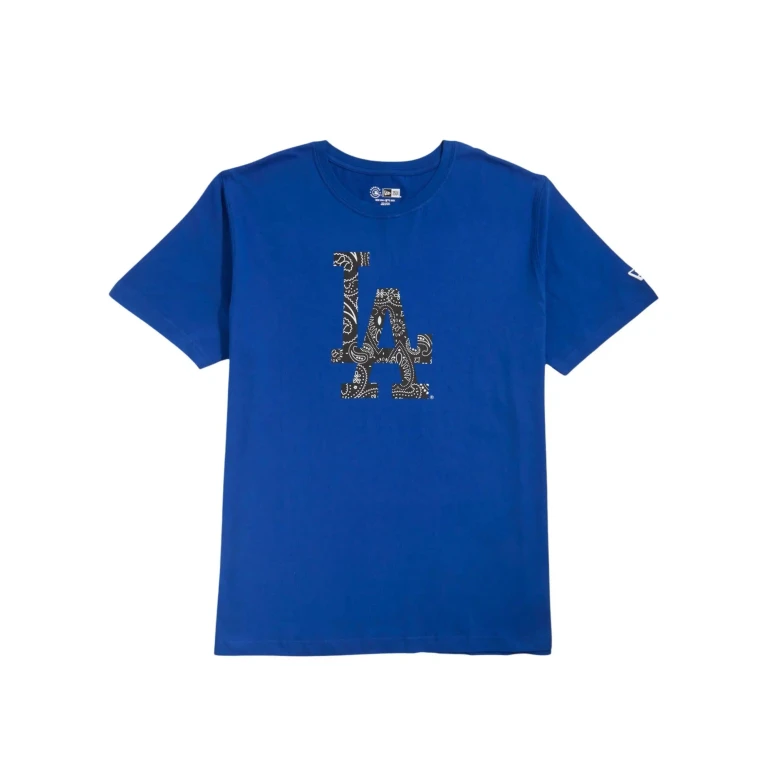 Los Angeles Dodgers Paisley Elements Men T-Shirt Royal