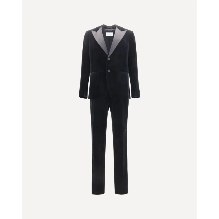 Velvet Tuxedo Suit Male 50