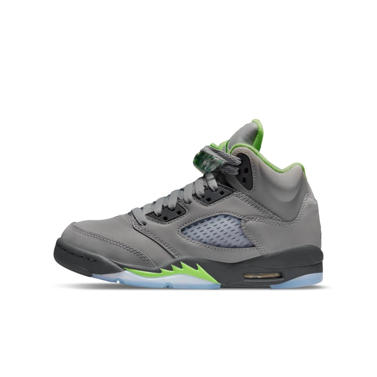 Youth Retro 5 Gs 'Green Bean 2022' Sneakers