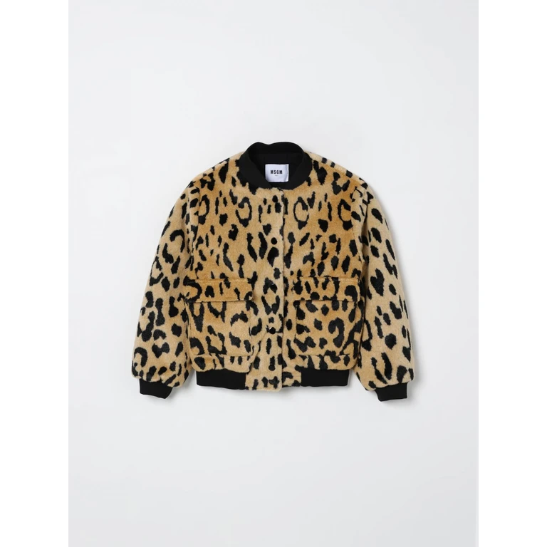 MSGM KIDS Coat Kids color Beige (F5MSJGBO136MS030)