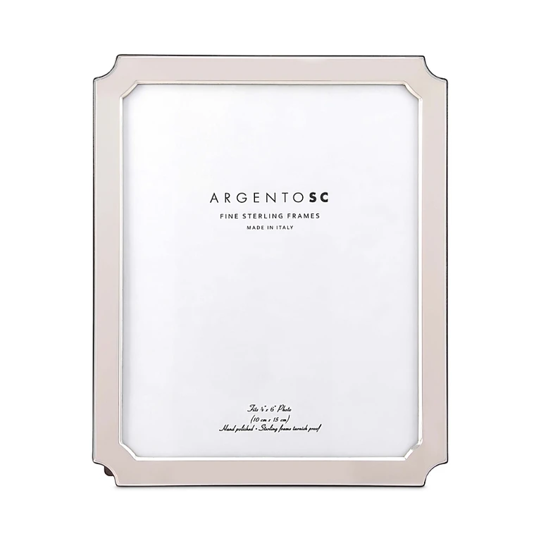 Argento Sc Edged Sterling Silver Picture Frame, 4 x 6
