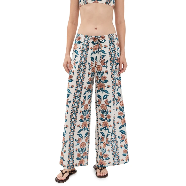 Montce Winona Floral Drawstring Wide-Leg Pants Winona Floral XS