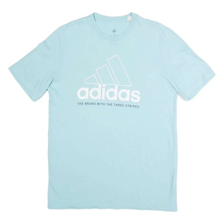 ADIDAS Mens T-Shirt Blue S (YY1-221124-5728)