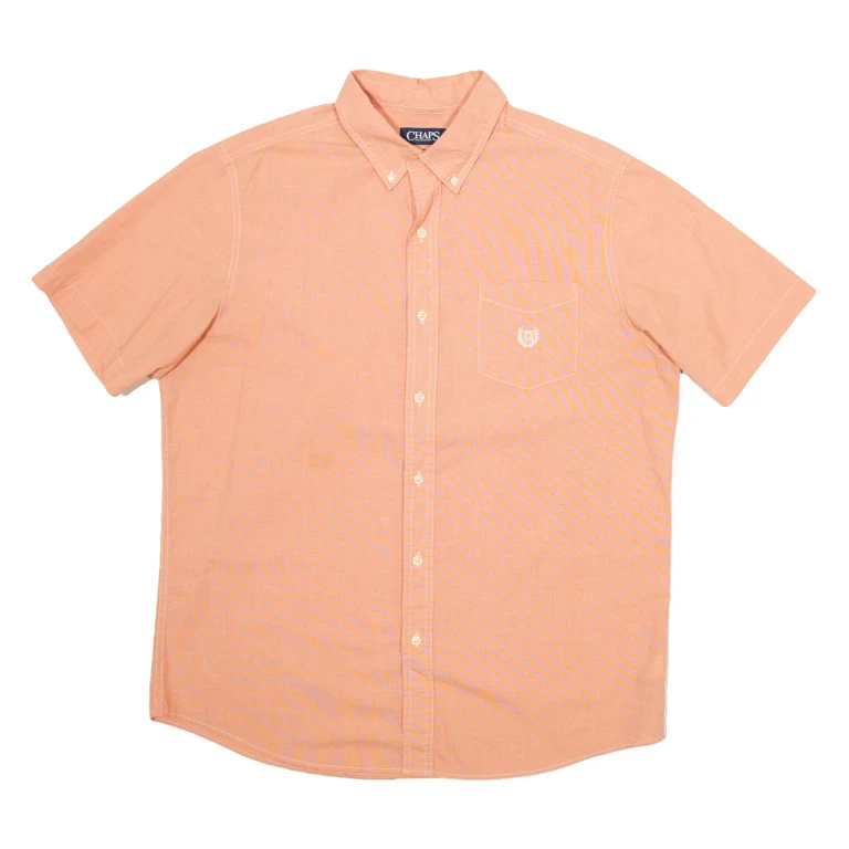 CHAPS Mens Plain Shirt Red L