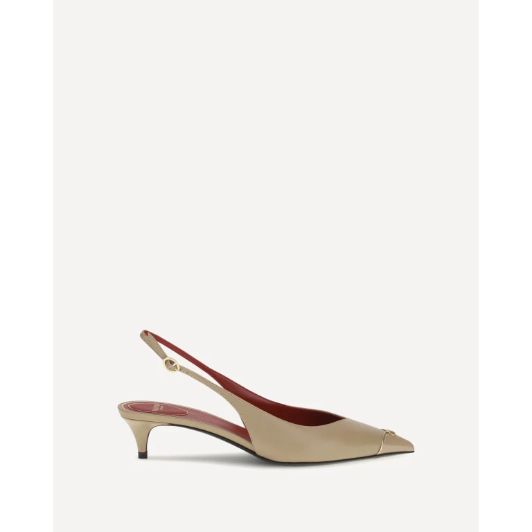 VALENTINO GARAVANI VLogo Signature kitten-heel slingback Pumps Female 41