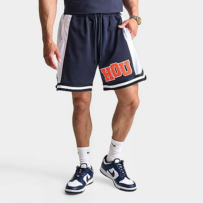 Pro Standard Men's Houston Astros MLB Letterman Shorts in Midnight Navy Size: Small