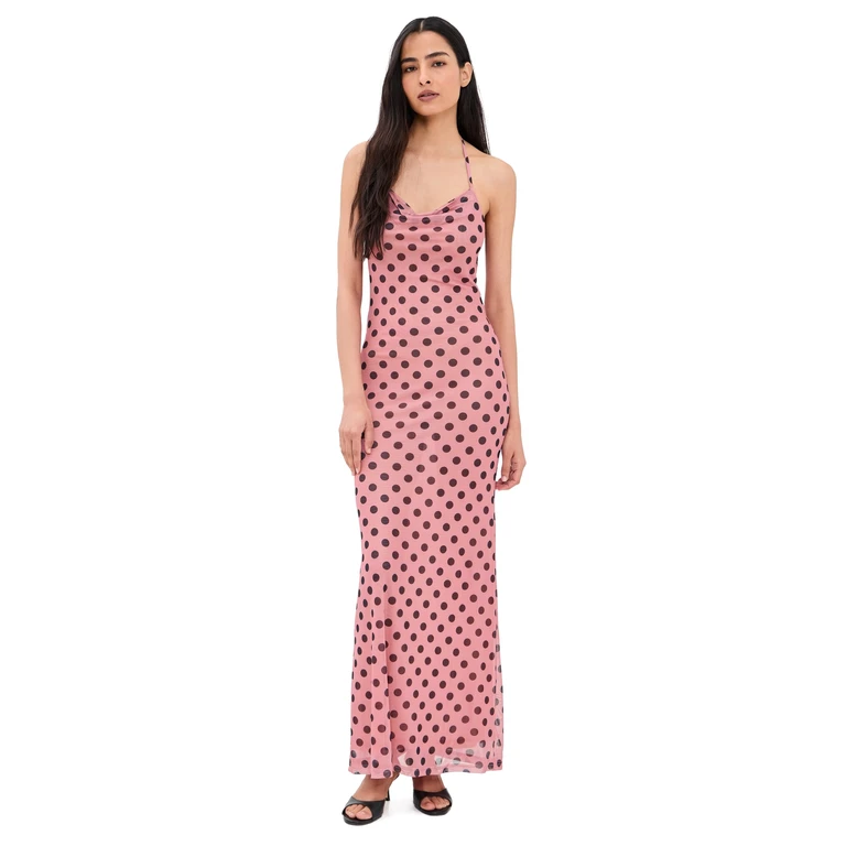 Madison the Label Polina Maxi Dress Pink XS