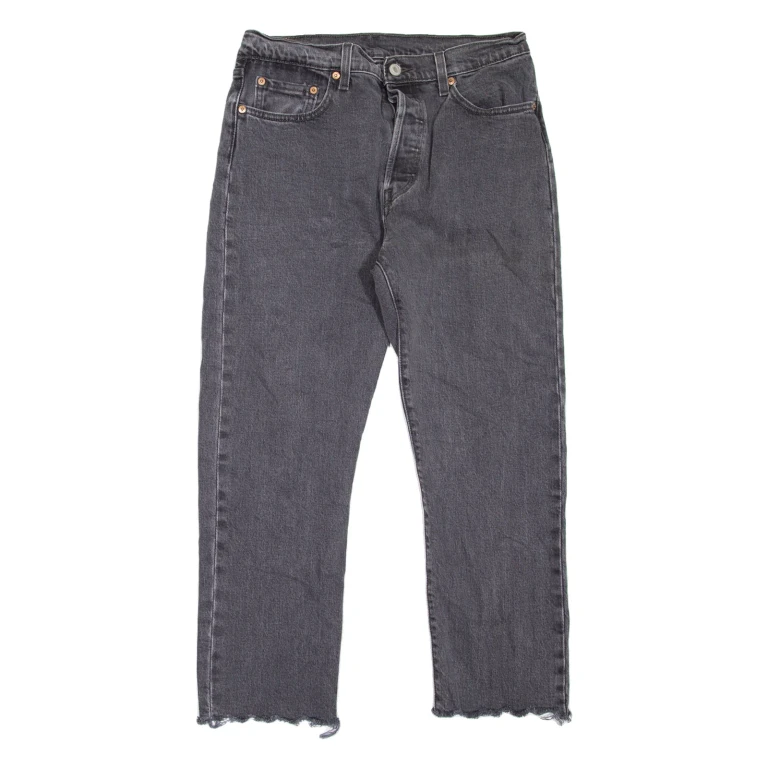 LEVI'S 501 Jeans Mens Grey Regular Straight W29 L26