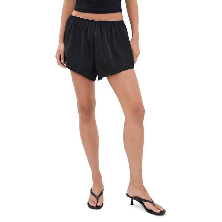 Toni Satin Shorts Noir M