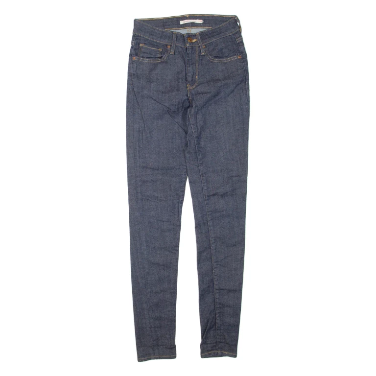 LEVI'S 721 High Rise Womens Jeans Blue Regular Skinny W24 L30