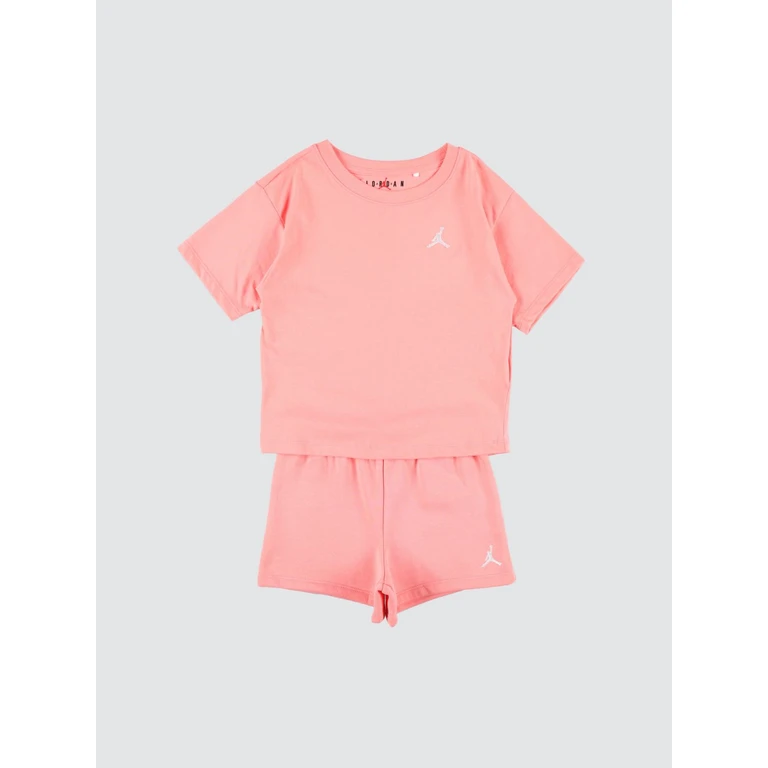 Boy's 2-Piece Cotton Blend T-Shirt and Shorts Set with Logo (3BD721AB3)