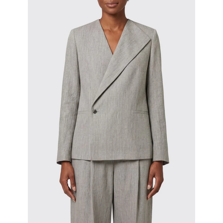 LOULOU DE SAISON Jacket Woman color Grey (SUNAGREYMELANGE)