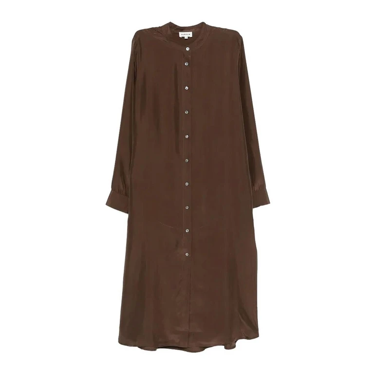 P. A.R. O.S. H. Maxi Robe - Marron Foncé (D700564TESTA)