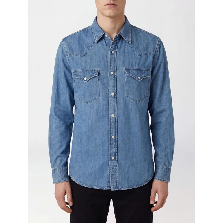 Shirt Men color Blue (I035113LIGHTUSED)