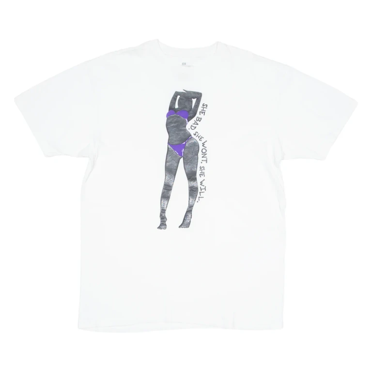 ROCKSMITH Mens T-Shirt White Crew Neck L