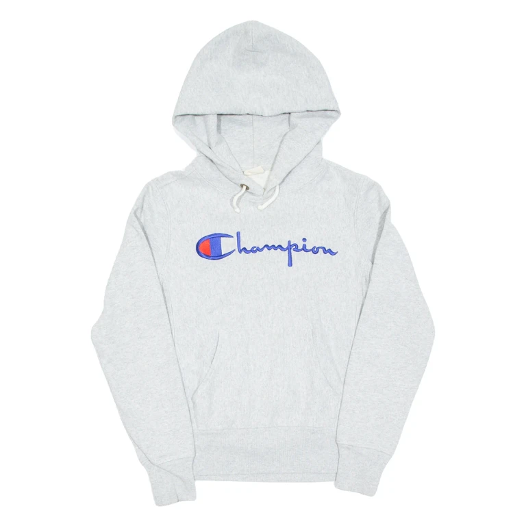 CHAMPION REVERSE WEAVE Womens Grey Hoodie XS