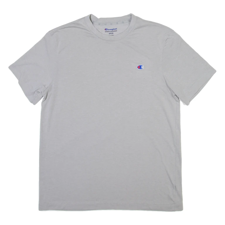 CHAMPION Mens T-Shirt Grey S