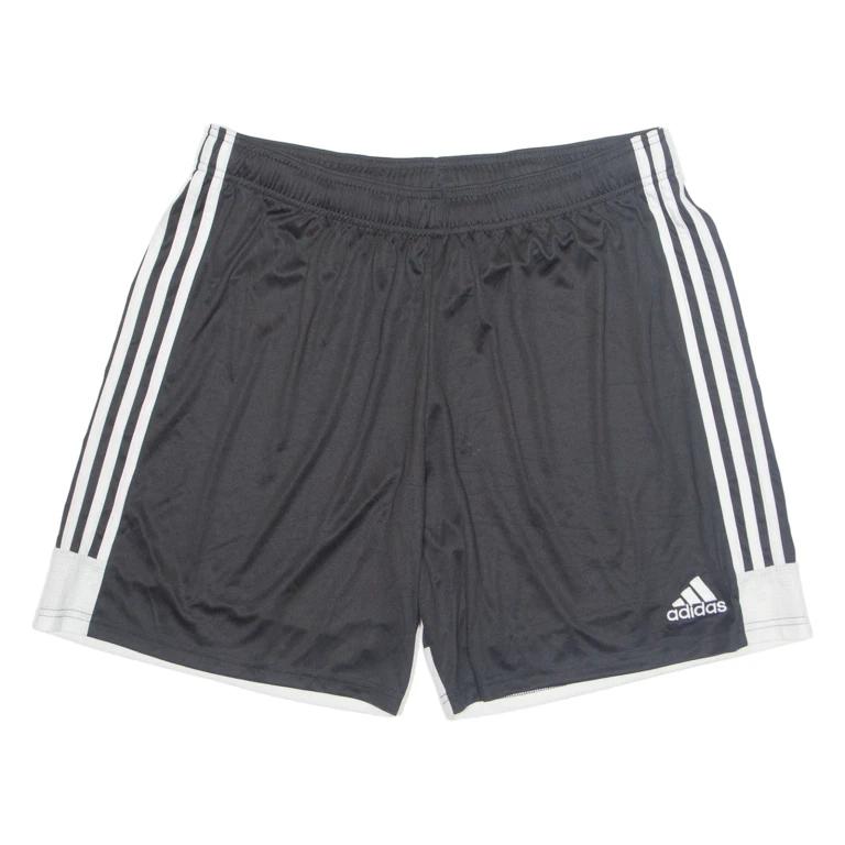ADIDAS Mens Sports Shorts Black Relaxed XL W34
