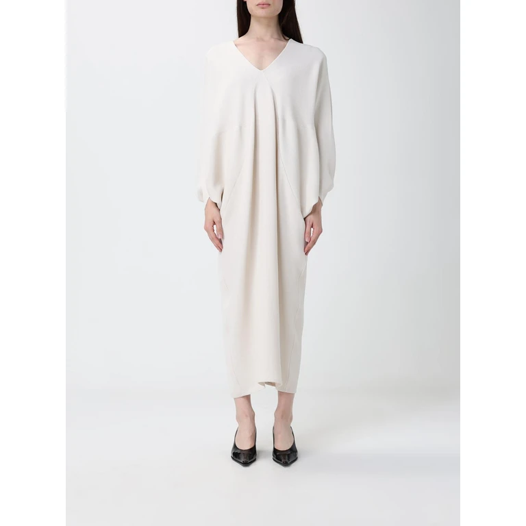 Midi Tunic in Viscose with Ruched Waist and Back Slit (LILIAMDFS22073001)