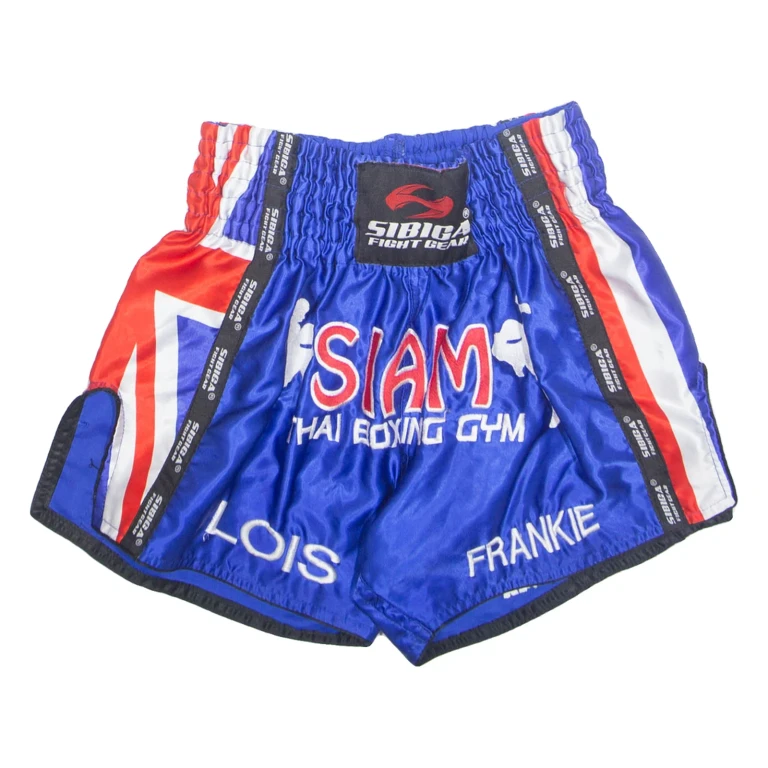 SIBIGA FIGHT WEAR Mens Sports Shorts Blue S W20