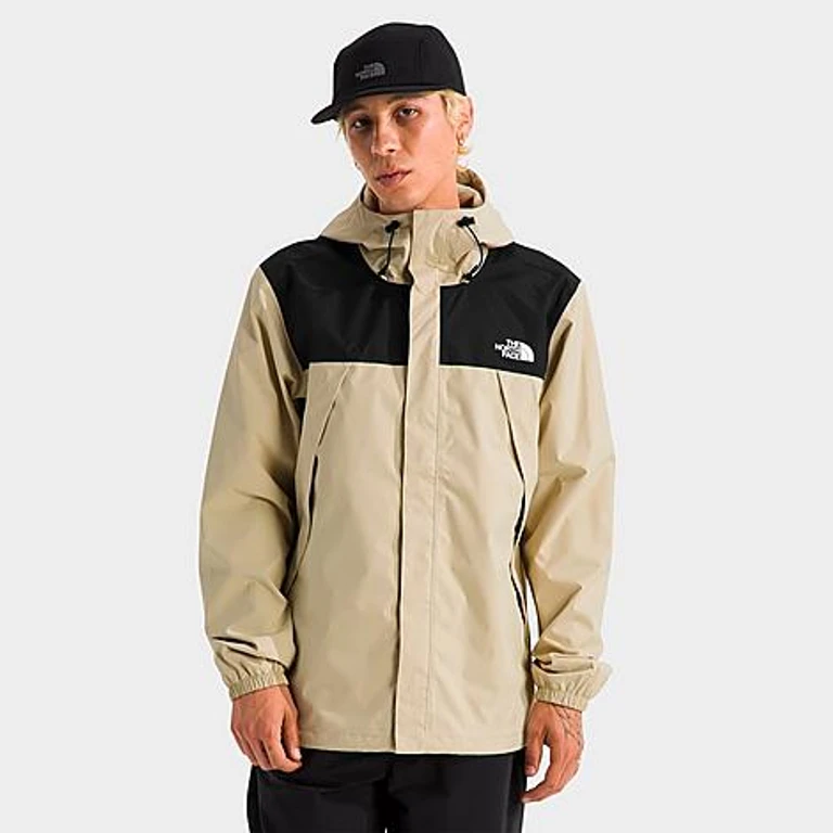 The North Face Men's Antora Jacket in Desert Stone/TNF Black Size: Small