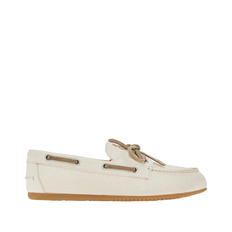 MIU MIU Old canvas boat shoes Woman 36