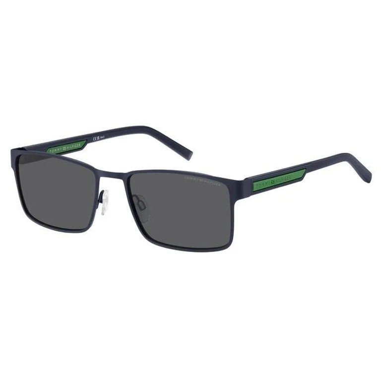 Tommy Hilfiger Grey Rectangular Mens Sunglasses TH 2087/S 0FLL/IR 57