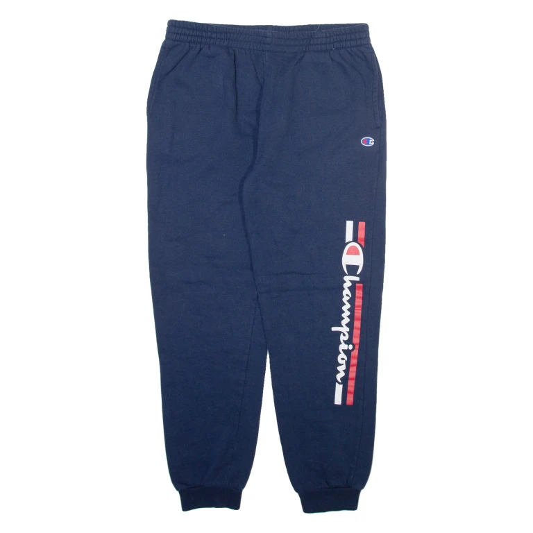CHAMPION Mens Joggers Blue Tapered XL W28 L26