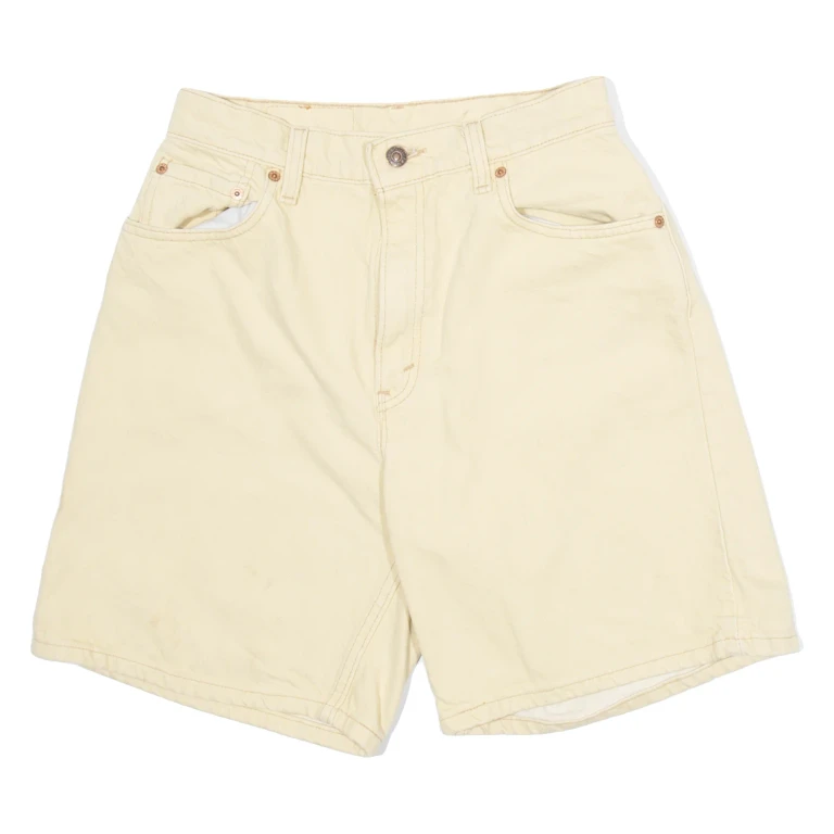 LEVI'S Mens Denim Shorts Beige S W28