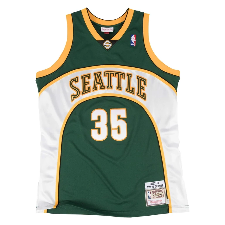 Men's NBA Kevin Durant 2007-08 Authentic Jersey Seattle Supersonics Jerseys