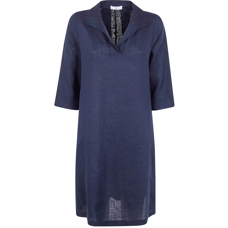 WHY CI Abito Maniche Lunghe "Polo Neck Dress"