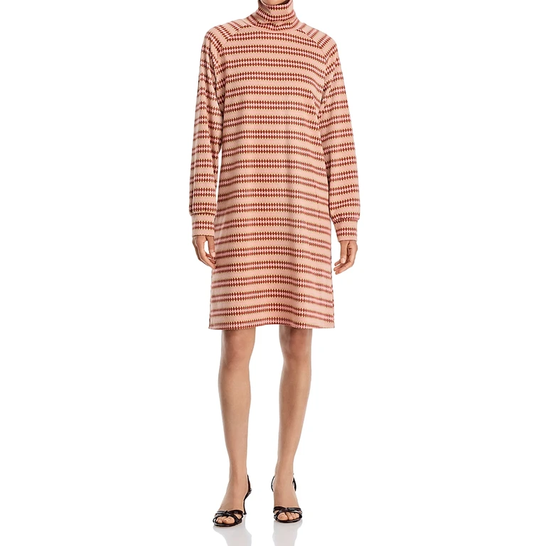 Area Stars Alice Stripe Turtleneck Dress