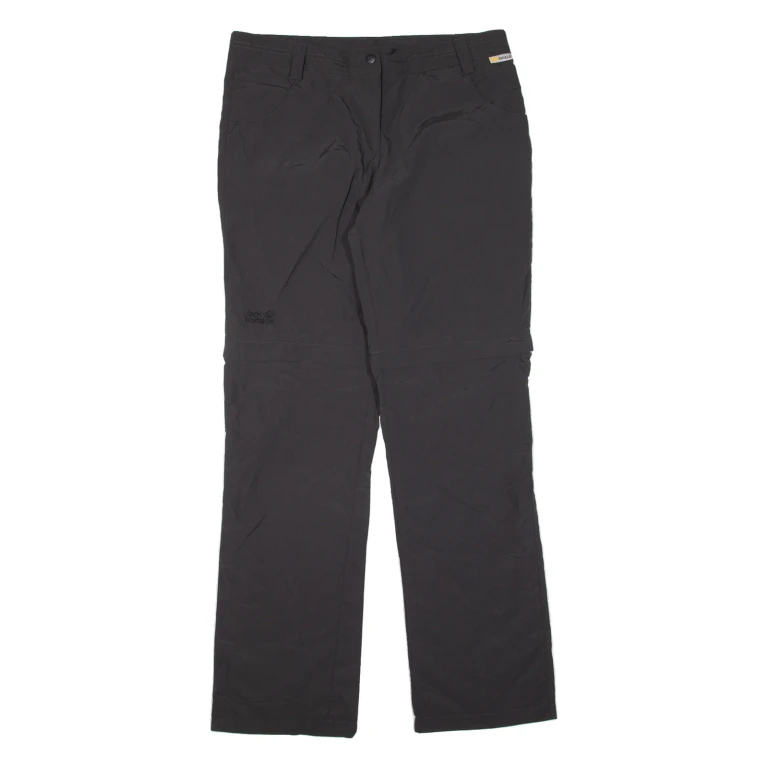JACK WOLFSKIN Outdoor Womens Trousers Black Regular Straight W32 L30