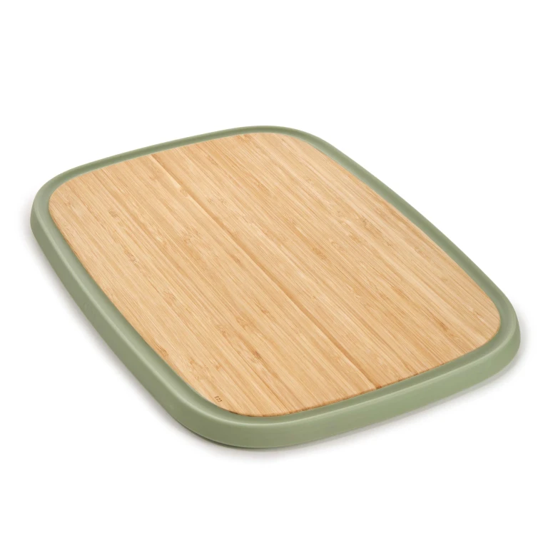 Balance Bamboo Large Cutting Board 14.5", Recycled Material, Green