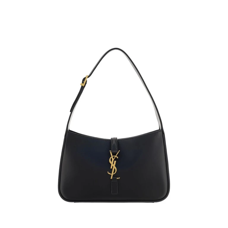 Saint Laurent Black Calf Leather Bos Taurus Handbag Bag - Women