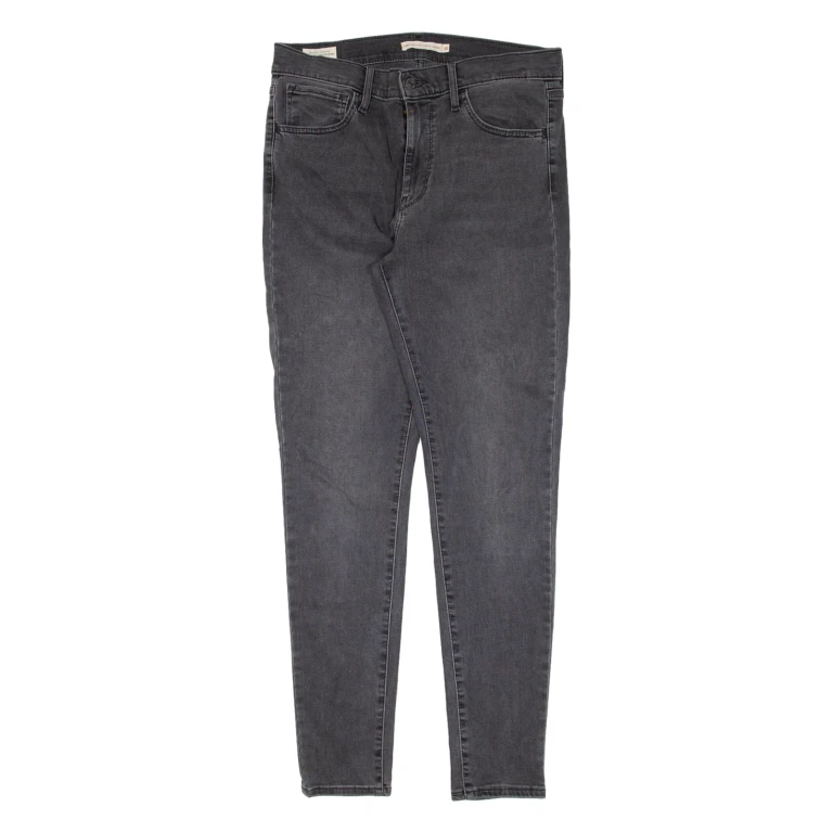 LEVI'S 720 BIG E High Rise Womens Jeans Grey Slim Skinny W30 L30