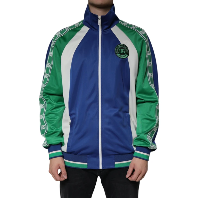 Multicolor Polyester Full Zip Bomber Jacket Clothing - Men